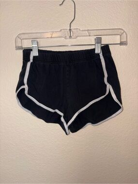 Women’s Black Aero Shorts with White Trim